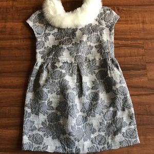 ❕Janie and Jack fur trimmed dress❕